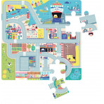 Puzzles pour enfants - Coffret - MON CIRCUIT DE VOITURES EN PUZZLE - Livraison rapide Tunisie
