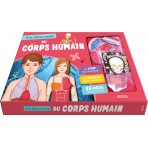 Maquettes 3D pour enfants - Coffret documentaire scientifique - À LA DÉCOUVERTE DU CORPS HUMAIN (Coffret magnétique) - Livrai...
