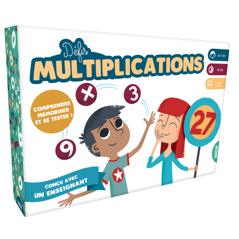Jeux éducatifs - DÉFIS MULTIPLICATIONS