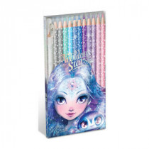 12 crayons de couleur en bois-pack - Frost