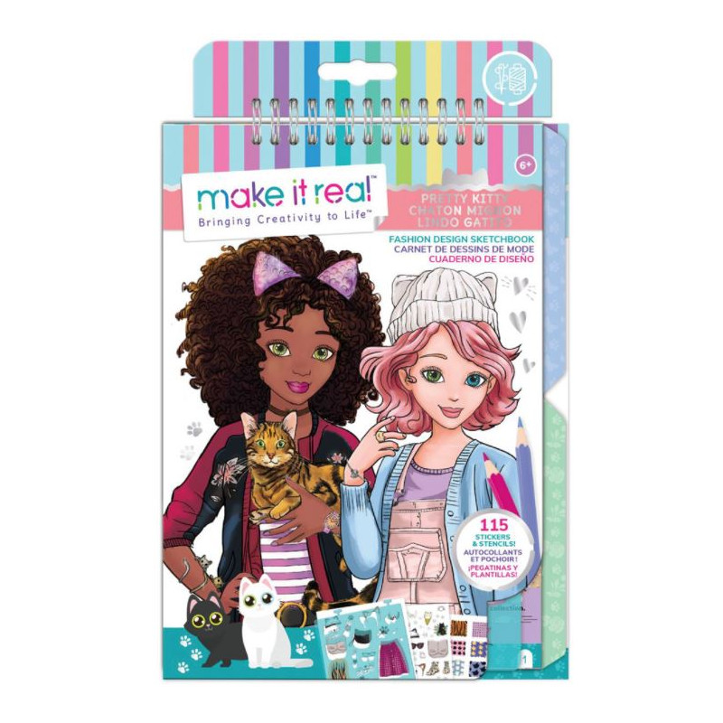Fashion Design Sketchbook: Pretty Kitty Fashion Design Sketchbook: Pretty Kitty