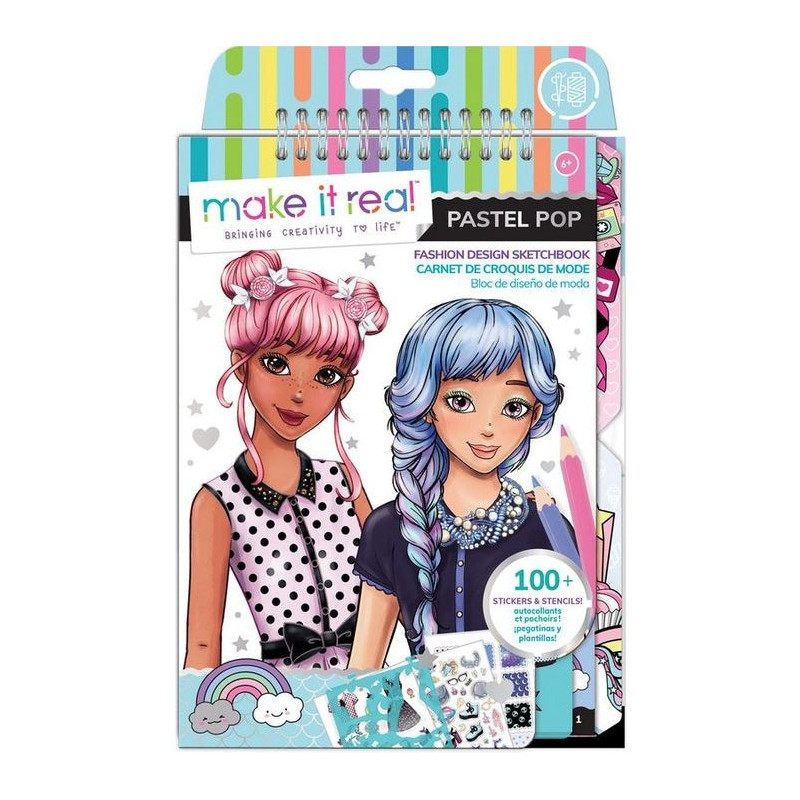 Fashion Design Sketchbook: Pastel Pop! Fashion Design Sketchbook: Pastel Pop!