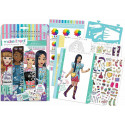 Loisirs créatifs pour enfants - Fashion Design Sketchbook: City Style - Livraison rapide Tunisie