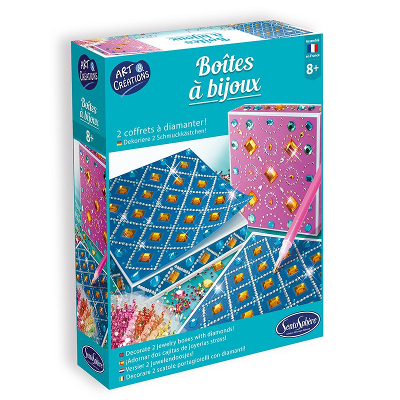 BOITES A BIJOUX PIERRES & STRASS BOITES A BIJOUX PIERRES & STRASS