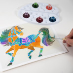 Loisirs créatifs pour enfants - AQUARELLUM JUNIOR "Chevaux" - Livraison rapide Tunisie