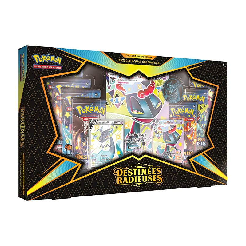 Pokémon Épée et Bouclier 04.5 : Coffret Premium Lanssorien-VMAX & Nostenfer-VMAX Pokémon Épée et Bouclier 04.5 : Coffret Premium Lanssorien-VMAX & Nostenfer-VMAX