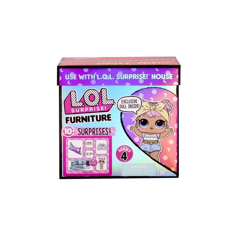 L.O.L. Surprise Furniture with Doll Asst in PDQ Wave 3 - Série 4