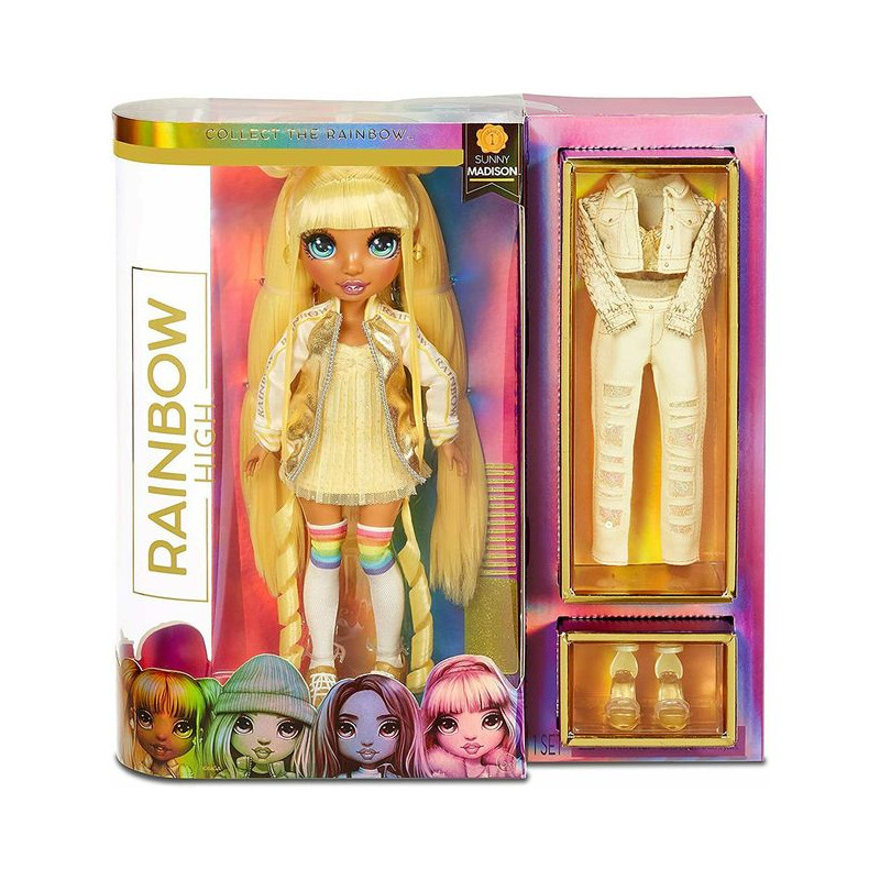 Rainbow High Fashion Doll- Sunny Madison (Yellow)