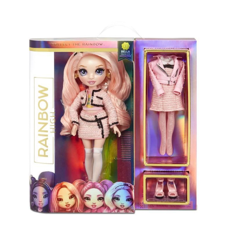 Rainbow High Fashion Doll- Bella Parker (Pink)