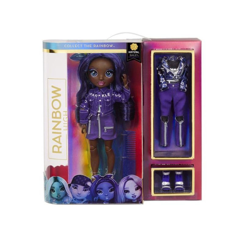 Rainbow High Fashion Doll- Krystal Bailey (Indigo)