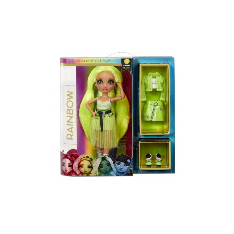 Rainbow High Fashion Doll- Karma Nichols (Neon) Rainbow High Fashion Doll- Karma Nichols (Neon)