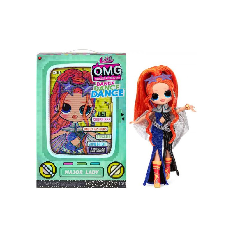 L.O.L. Surprise OMG Dance Doll- Major Lady L.O.L. Surprise OMG Dance Doll- Major Lady
