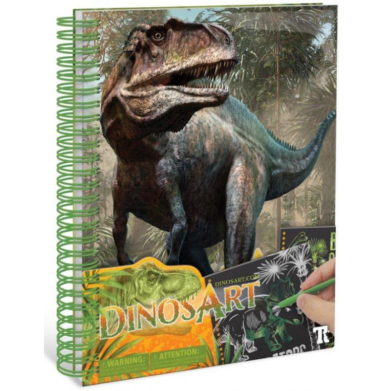 DinosArt : Creative Book - Tableaux à gratter DinosArt