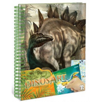 DinosArt : Creative Book - Autocollants par numéro DinosArt