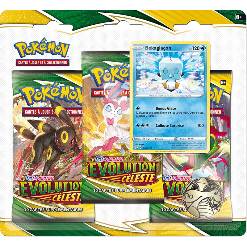Pokémon EB07 : Pack 3 boosters Pokémon EB07 : Pack 3 boosters