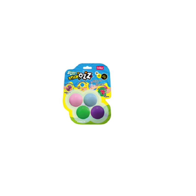 Slimy Stick Ozz - Pack de 4 - 2 Neon / 2 Glow in the Dark Slimy Stick Ozz - Pack de 4 - 2 Neon / 2 Glow in the Dark