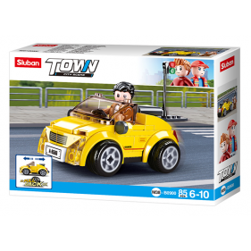 Town : Yellow Cabriolet