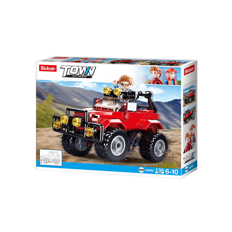 Town :  Red Offroader