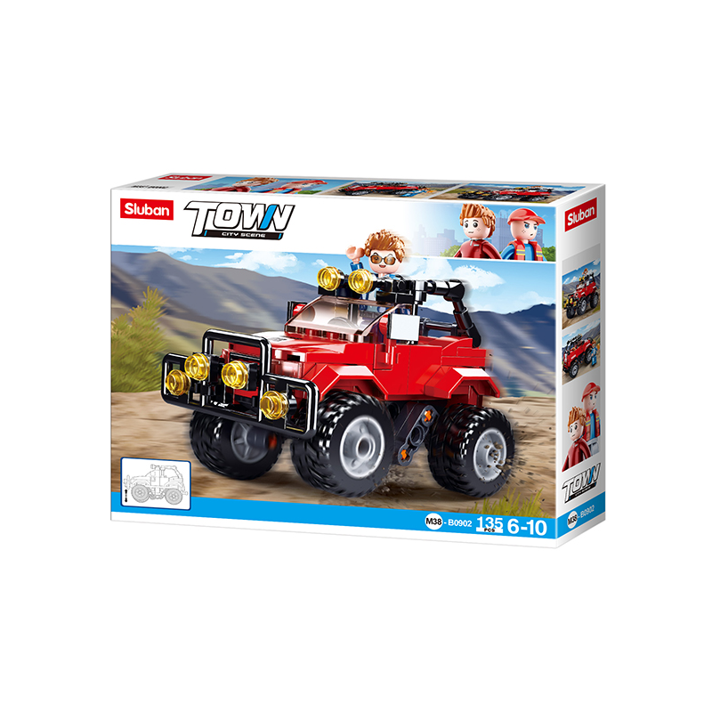 Town : Red Offroader Town : Red Offroader
