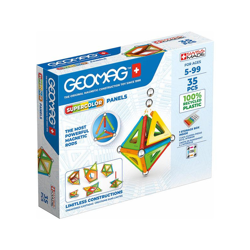 Geomag Supercolor Panels Recycled 35 pcs
