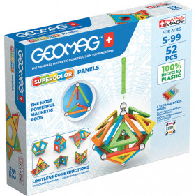 GMV00 Multicolore Jouet pour Enfants dès 8 Ans Construction magnétique Gravity 67 pcs Geomag Mechanics Jeux éducatifs