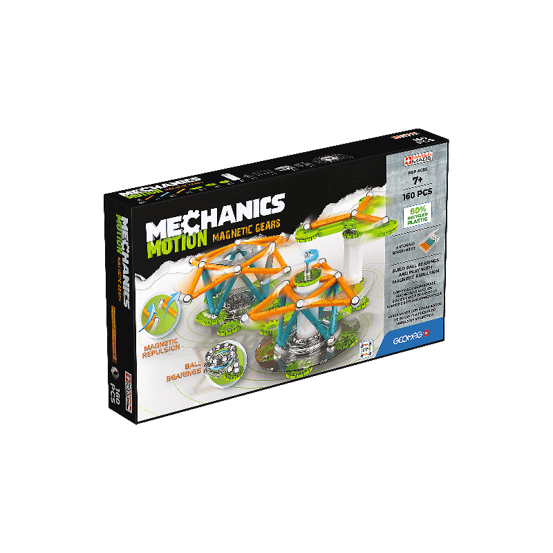 Geomag Mechanics Motion RE 3Magnetic Gears 160 pcs Geomag Mechanics Motion RE 3Magnetic Gears 160 pcs