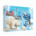 Puzzles pour enfants - Eveil & découverte : La planète en danger - LES GLACE. PUZZLE 220 PCS - Livraison rapide Tunisie