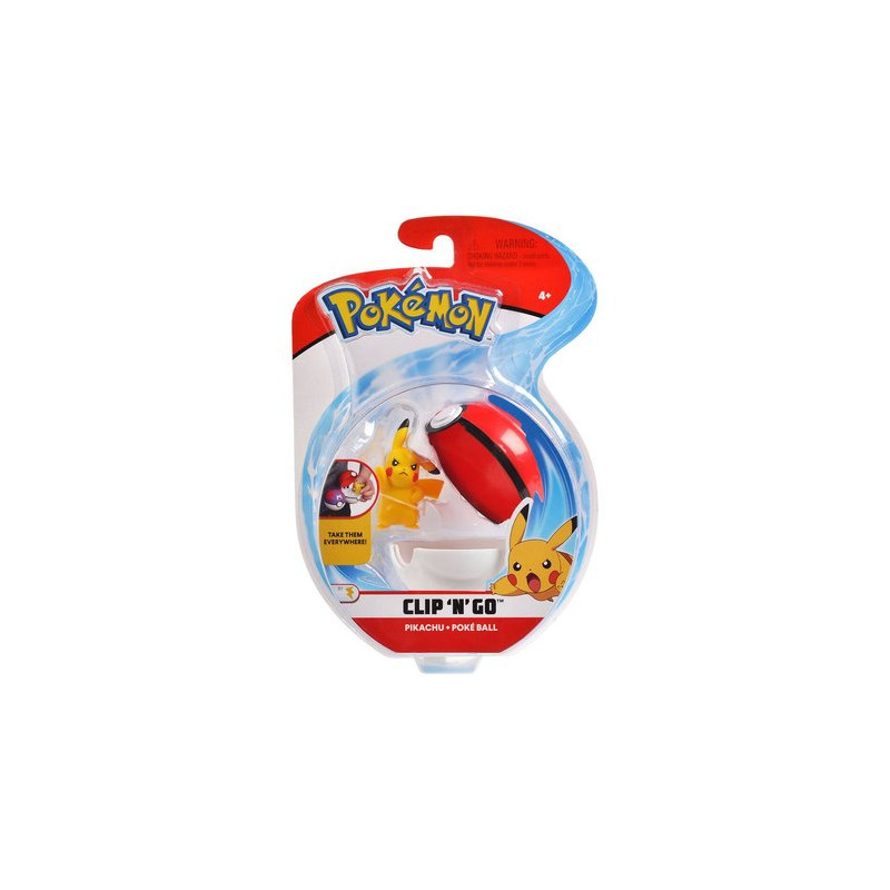 Pokémon Poké Ball et sa figurine 5 cm - Pikachu Pokémon Poké Ball et sa figurine 5 cm - Pikachu