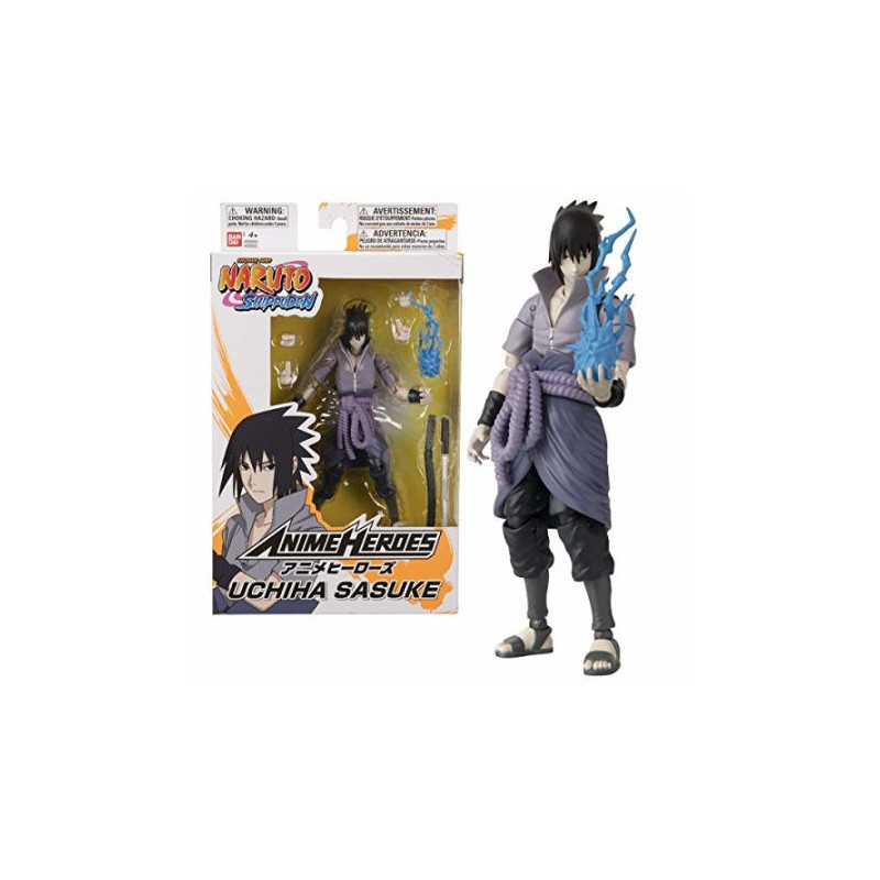 Figurine NARUTO - Anime Heroes 17 cm - Uchiha Sasuke