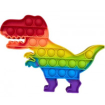 Pop it - Petit modèle Arc en ciel - Dino