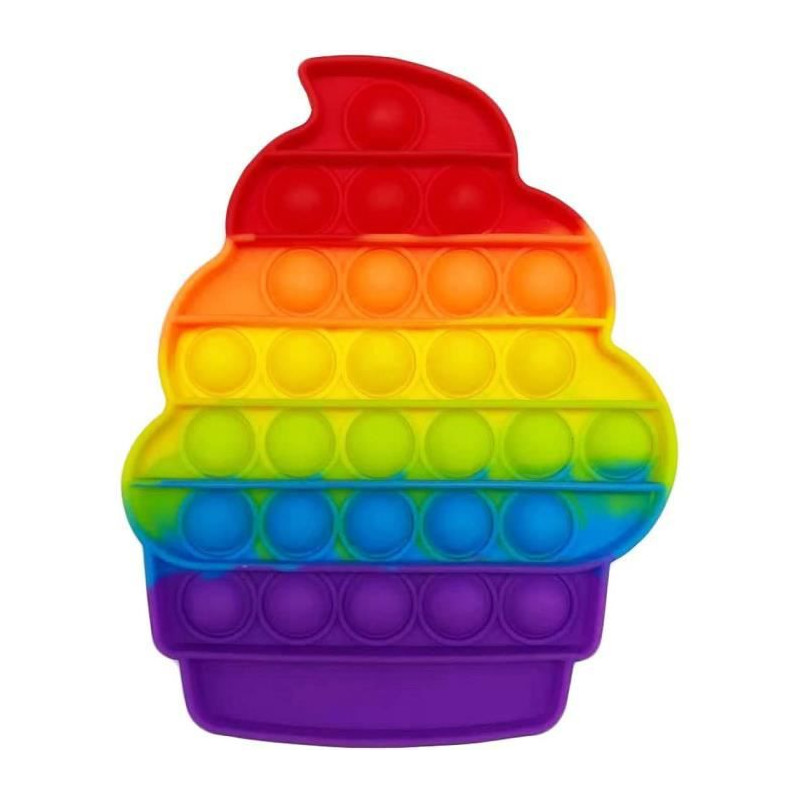 POP IT - Grand modèle Arc en ciel - Glace