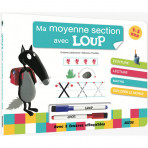 Livres pour enfants - Mon Livre-ardoise : MA MOYENNE SECTION AVEC LOUP - Livraison rapide Tunisie