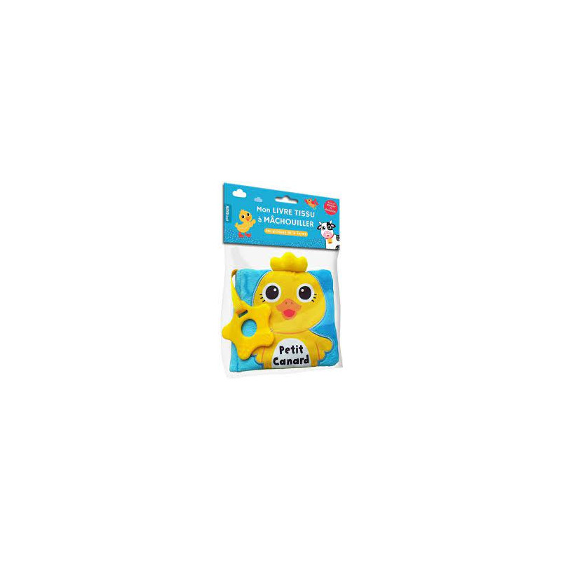 LIVRE TISSU À MÂCHOUILLER : PETIT CANARD LIVRE TISSU À MÂCHOUILLER : PETIT CANARD