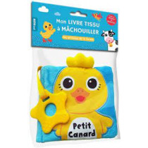 LIVRE TISSU À MÂCHOUILLER : PETIT CANARD