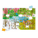 Puzzles pour enfants - JEUX - PUZZLE : Mon puzzle des 4 saisons avec unicef - Livraison rapide Tunisie