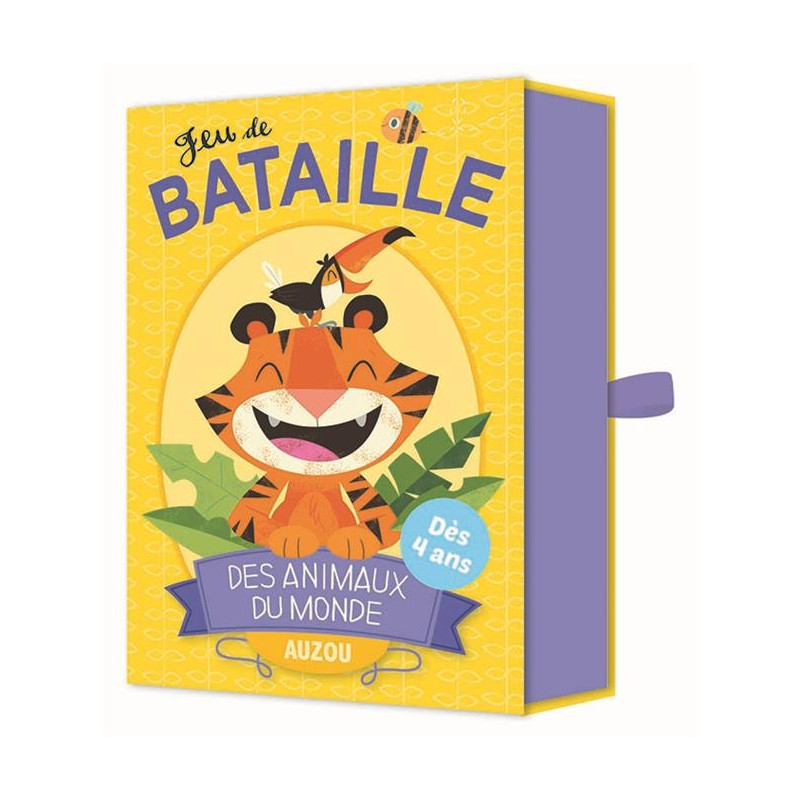 JEUX DE CARTES -JEU DE BATAILLE DES ANIMAUX DU MONDE