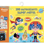 Loisirs créatifs pour enfants - 200 autocollants super-héros - Livraison rapide Tunisie