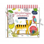 Loisirs créatifs pour enfants - MES BLOCS-NOTES CREATIFS : 50 COLORIAGES RELAXANTS ANIMAUX - Livraison rapide Tunisie