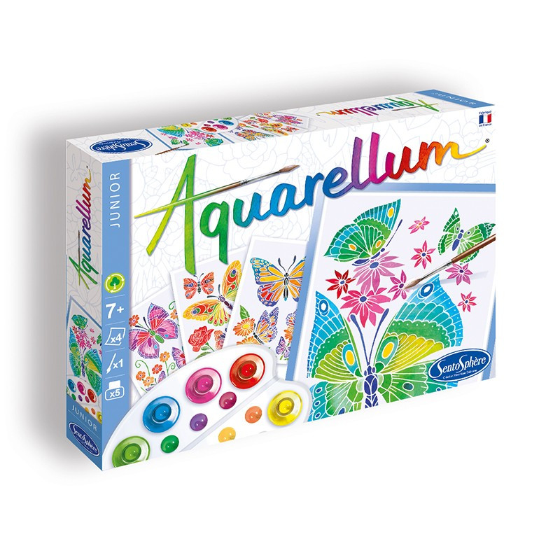 AQUARELLUM JUNIOR PAPILLONS ET FLEURS AQUARELLUM JUNIOR PAPILLONS ET FLEURS