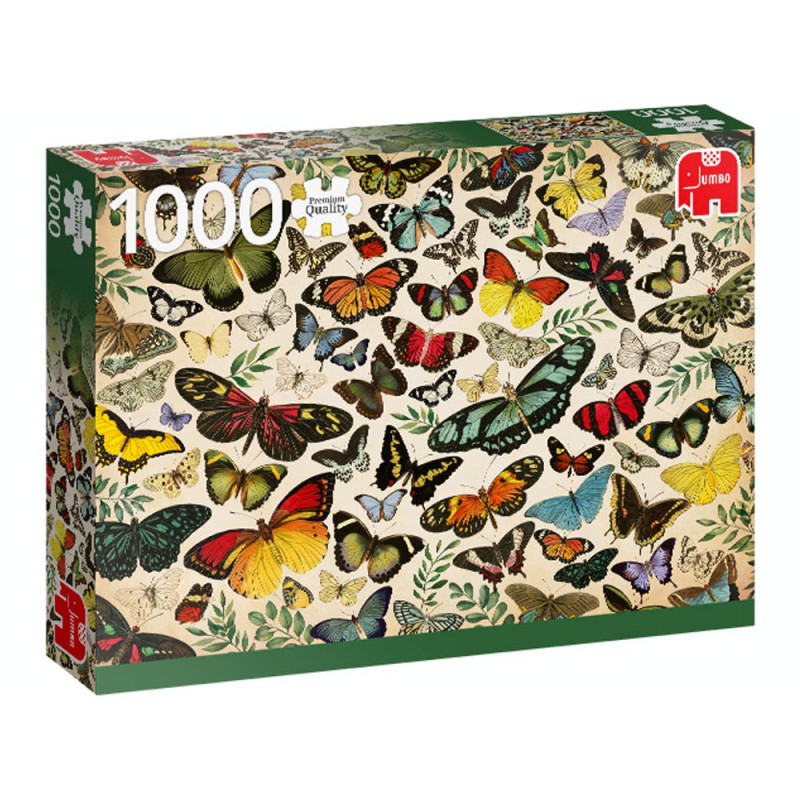 Puzzle 1000pcs - Papillons