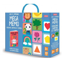 Méga Mémo Couleurs, Chiffres et Formes