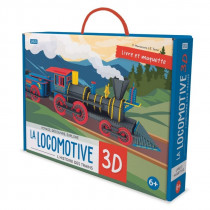 Voyage, découvre, explore. Locomotive 3D