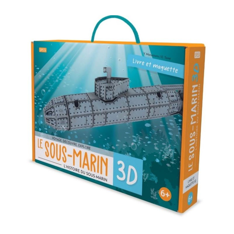 Voyage, découvre, explore. Le sous-marin 3D