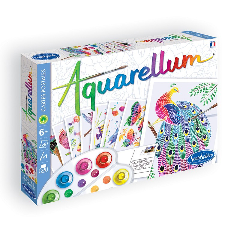AQUARELLUM CARTES POSTALES ANIMAUX AQUARELLUM CARTES POSTALES ANIMAUX