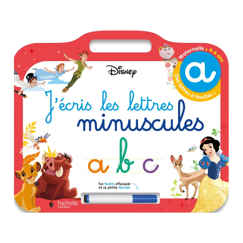 Disney - Les Grands Classiques- Ardoise J'écris les lettres minuscules Disney - Les Grands Classiques- Ardoise J'écris les lettres minuscules