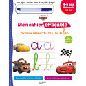 Livres pour enfants - Disney - Cars Mon cahier effaçable - J'écris les lettres minuscules - Livraison rapide Tunisie