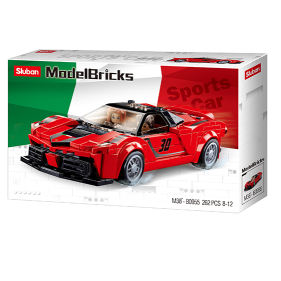 Model Bricks - Italian Super Car Red