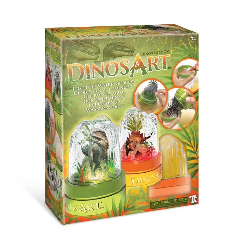 DinosArt : Globes d'eau lumineux