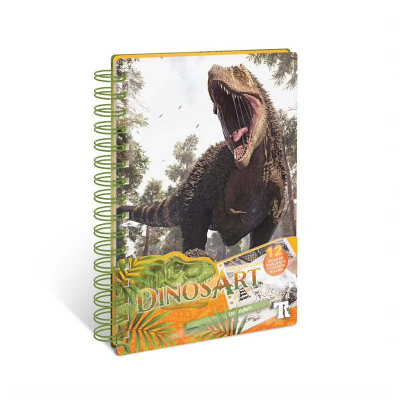 DinosArt : Carnet créatif - Tableaux à métaliser