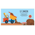 Livres pour enfants - Tire, pousse et écoute - Les engins de chantier - Livraison rapide Tunisie